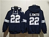 Men's Dallas Cowboys #22 Emmitt Smith Navy Ageless Must-Have Lace-Up Pullover Hoodie,baseball caps,new era cap wholesale,wholesale hats